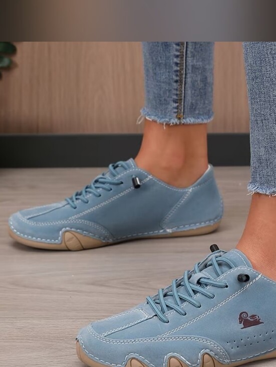 Trïbe Shoes - Trïbe Women's Blue Casual Sneakers Size 9